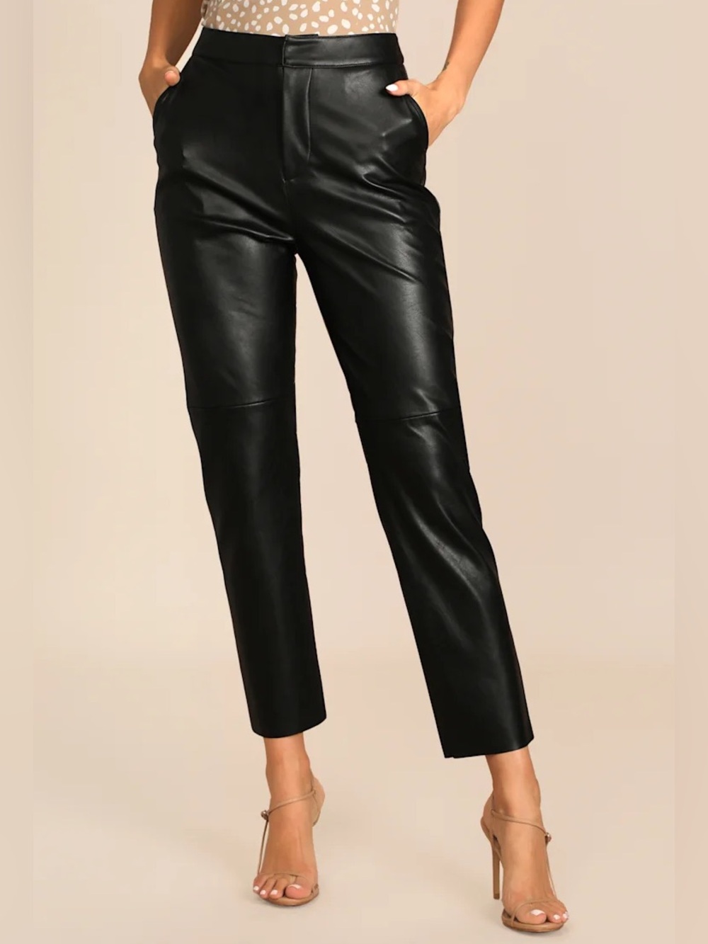 Lulus Pleather Pants - Picture 2 of 4